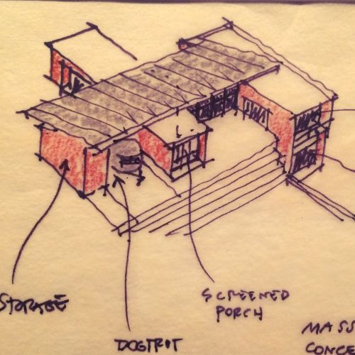 Copperwood - Concept Diagram Sketch (Parti)