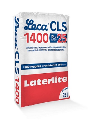 Calcestruzzo leggero Leca CLS 1400