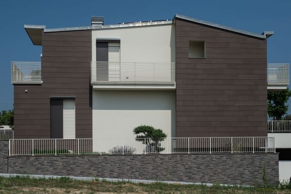 Una delle abitazioni di nuova costruzione a Savignano sul Rubicone