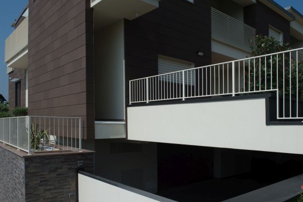 I balconi dell'a nuova abitazione a Savignano sul Rubicone