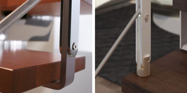 Rintal offre una vasta scelta di modelli di ringhiere per le scale a chiocciola