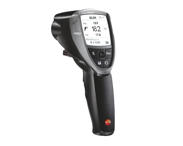 Termometro a infrarossi testo 835-H1 per misurare l'umidità