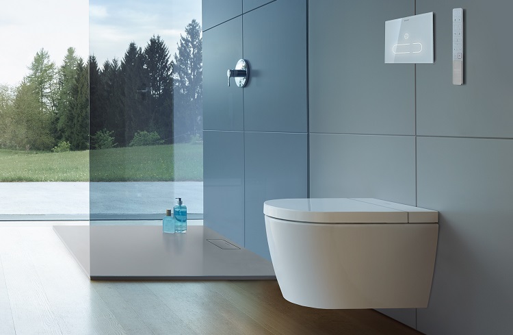 Per il bagno moderno i vasi con sedile elettronico di Duravit Per il bagno moderno i vasi con sedile elettronico di Duravit