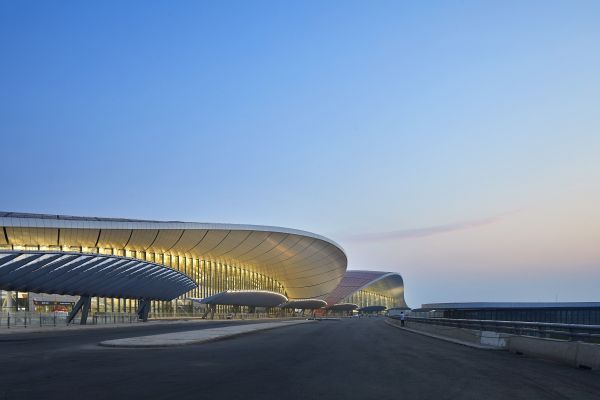 Il Beijing Daxing International Airport: vista esterna