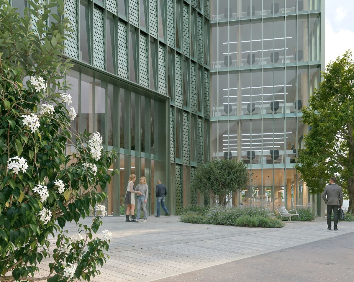 Ingresso della Casa della Mobilità a Bolzano, progetto Park Associati Ingresso della Casa della Mobilità a Bolzano, progetto Park Associati