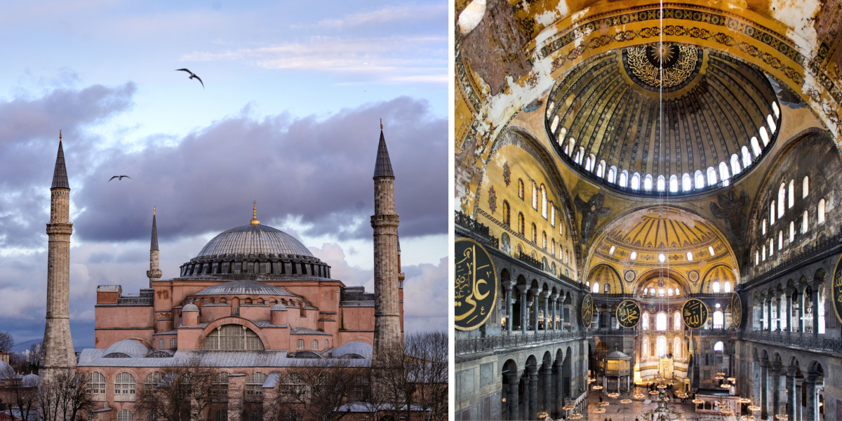 Basilica di Santa Sofia (Hagia Sophia) a Istanbul