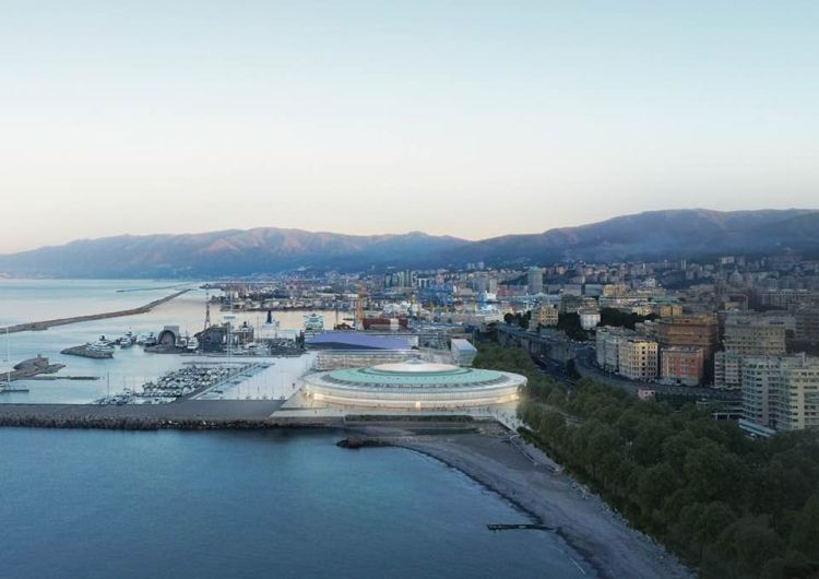 Render del Waterfront di Levante di Genova secondo il concept di Renzo Piano e il progetto di RPBW e OBR 
