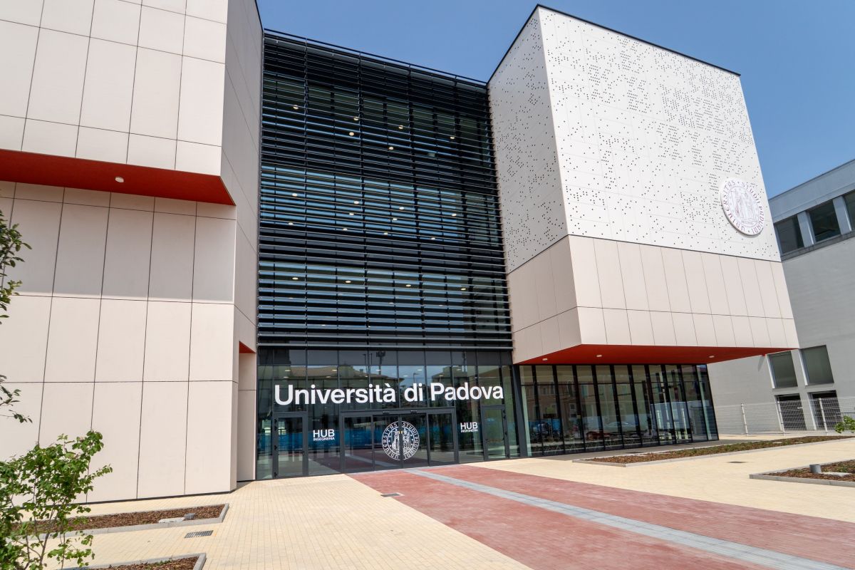 L’ingresso dell’Hub dell’Innovazione dell’università di Ingegneria di Padova 