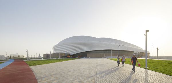 Lo stadio di calcio Al Janoub ad Al Wakrah in Qatar (credits ©Hufton+Crow)