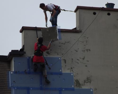 Posa di cappotto termico 'in arrampicata' 17 1