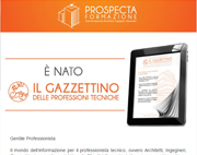 Tieniti Aggiornato con il Gazzettino delle Professioni Tecniche