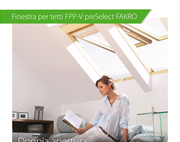 Nuova finestra per tetti FPP-V preSelect FAKRO