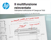 HP reinventa la stampante multifunzione per grandi formati!