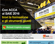 Al SAIE con ACCA trovi la formazione e gli strumenti giusti