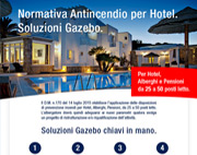 Impianti Antincendio per Hotel. Veloci da installare. Qualità Gazebo