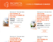 Seminari e corsi formativi per le professioni tecniche di Prospecta Formazione