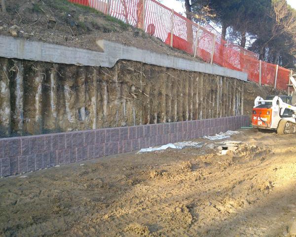 Rivestimento berlinese di micropali 17 1