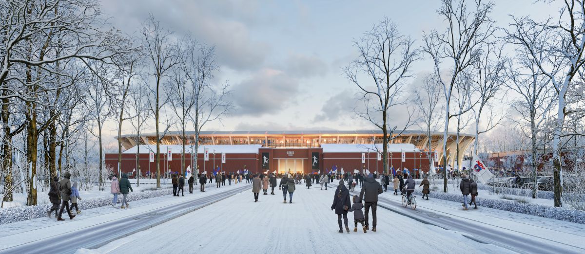 Il nuovo stadio sostenibile di Aarhus firmato ZHA, Sweco e Tredje Natur 