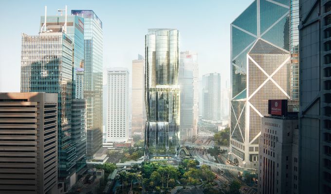 2 Murray Road, una torre a forma di orchidea a Hong Kong. Progetto di Zaha Hadid Architects 