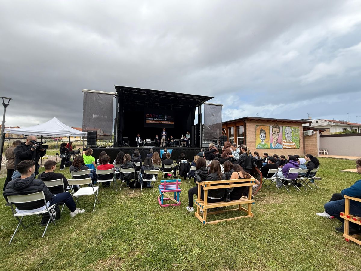 L’inaugurazione del nuovo parco per i giovani a Pescara