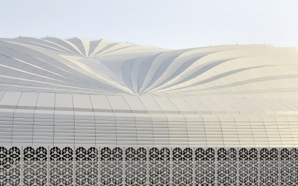 Lo stadio di calcio Al Janoub ad Al Wakrah in Qatar (credits ©Hufton+Crow)
