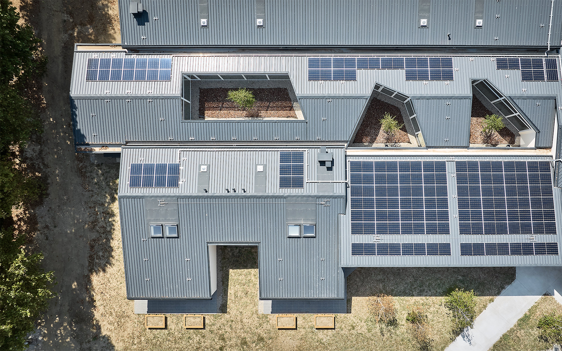 Nuova Scuola dell’Infanzia di Treviglio dall'alto