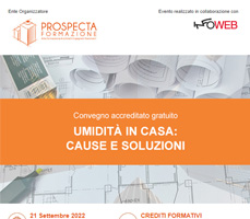 Convegno 3 CFP | Umidità in casa: cause e soluzioni