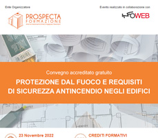 Convegno 3 CFP | Protezione dal fuoco e requisiti di sicurezza antincendio negli edifici