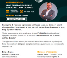 Webinar: Lead Generation per lo Studio nell’Era Digitale