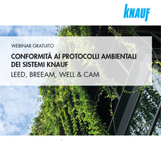 Webinar: Conformità ai protocolli ambientali dei sistemi KNAUF