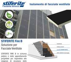 STIFERITE Fire B - Soluzione per facciate ventilate