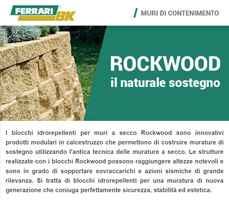 Rockwood, il sistema innovativo per muri di contenimento