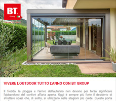 Crea il tuo spazio outdoor con i sistemi tuttovetro di BT Group