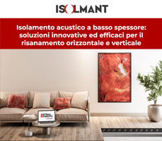 Isolamento acustico a basso spessore per il risanamento orizzontale e verticale