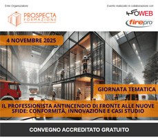 Giornata Tematica per il professionista antincendio – 3 CFP