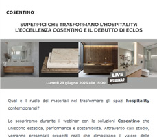 Le superfici che trasformano i progetti di hospitality