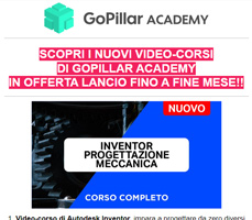 3 nuovi corsi GoPillar a 99€