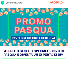 Offerta di Pasqua: Corso BIM Specialist 349€ + iva