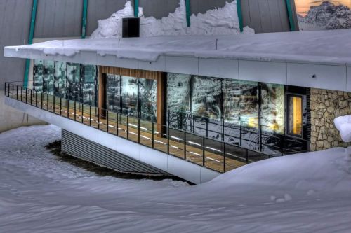 Il vetro in alta quota all'Alpine Lounge Piz Boè 7 vetrate vitralux