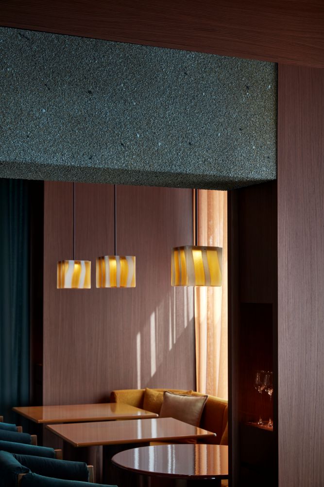 Un particolare del Ristorante IGNIV, un nido conviviale sulle Alpi 