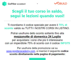 Ultimi Saldi – Video corsi a partire da 38€