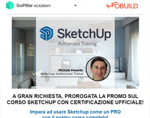 In Scadenza | Corso Sketchup a 109€