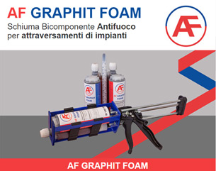 AF Graphit Foam: la schiuma bicomponente antifuoco