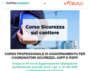 Corso Coordinatori Sicurezza, ASPP E RSPP a 99€
