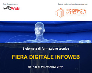 3 giorni di formazione tecnica con la Fiera digitale Infoweb
