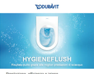 Il nuovo sistema di sciacquo “HygieneFlush” di Duravit