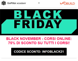 In Scadenza / 75% su tutti i video-corsi (Black Friday promo)