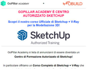 Corso Sketchup + Attestato Ufficiale 99€ + iva