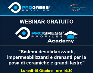 Webinar Progress Profiles Academy | Lunedì 19 Ottobre 14:30