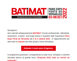 BATIMAT 3/6 Ottobre 2022 – Parigi Porte de Versailles